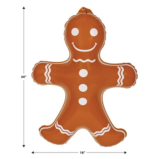 Beistle 24" x 18" Inflatable Gingerbread Men, 2ct.